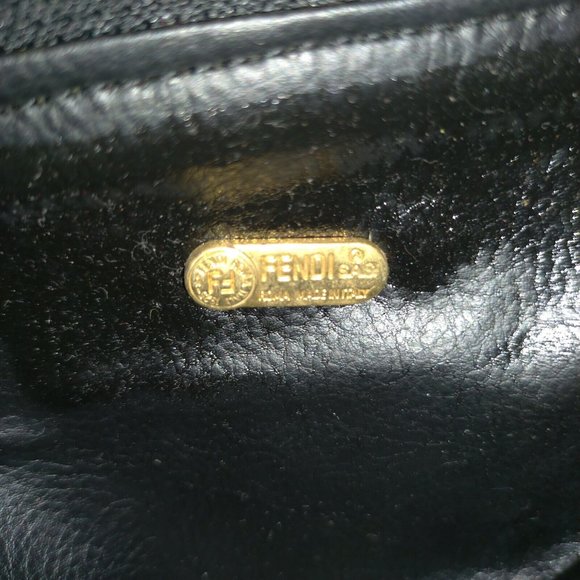 Sold elsewhere - Fendi Mini Pequin Boston Bag Brown Handles - Picture 12 of 16